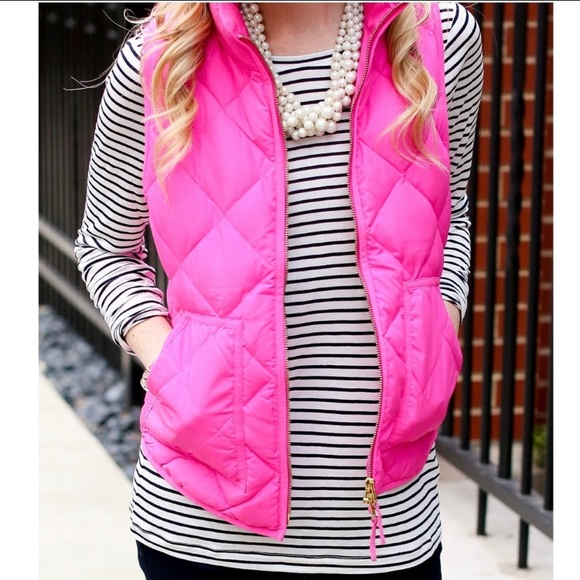 J. Crew Jackets & Blazers - J. Crew Factory Pink Vest size Small EUC
